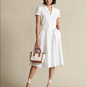 Polo Ralph Lauren 2021SS
WhiteButtonedLinenDress
